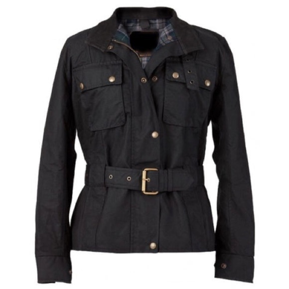 Outback Survival Gear Jackets & Blazers - Outback Survival Gear | Oilskin Jacket Belted Black Brass, Women’s Size XS
